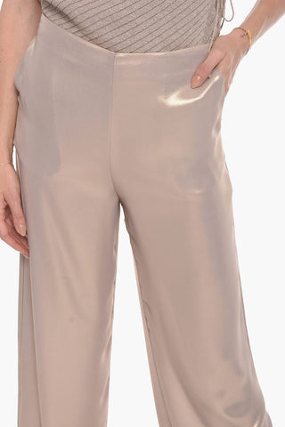Pantaloni Flare PAGE in Lurex