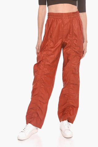 Wide-leg KIMBRA Trousers with Ruched Effect