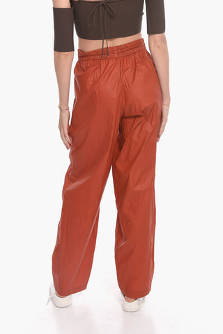 Wide-leg KIMBRA Trousers with Ruched Effect