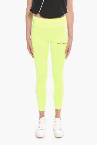 Leggings Fluo con Bande a Contrasto