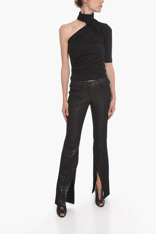 Asymmetric ASTREE Sweather with Cut Out Detailing