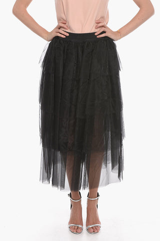 Gonna Lunga GITHA in Tulle a Balze