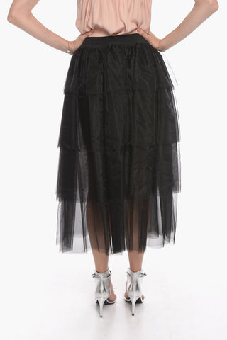 Gonna Lunga GITHA in Tulle a Balze