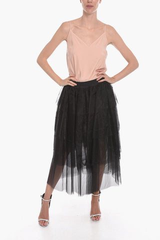 Gonna Lunga GITHA in Tulle a Balze