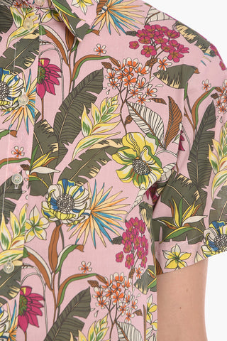 Camicia a Maniche Corte BETTE in Popeline di Cotone