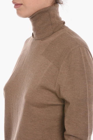 Maglia a Collo Alto in Lana e Cashmere