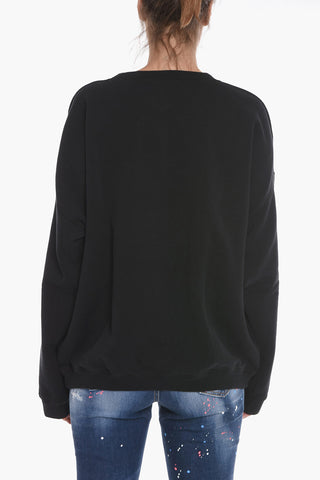 Felpa Oversized con Stampa Grafica
