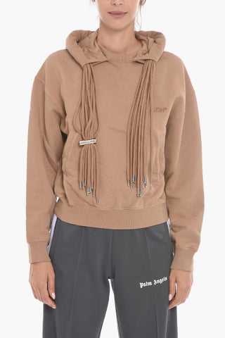 Brushed-cotton MULTICORD Hoodie with Embroidered Logo