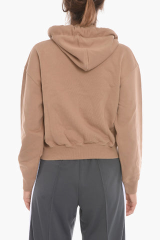 Brushed-cotton MULTICORD Hoodie with Embroidered Logo