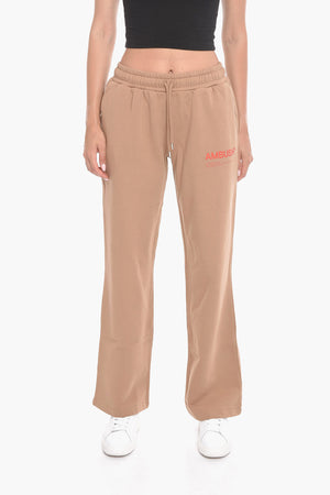 Pantaloni Jogger WORKSHOP Wide-leg con Stampa Logo