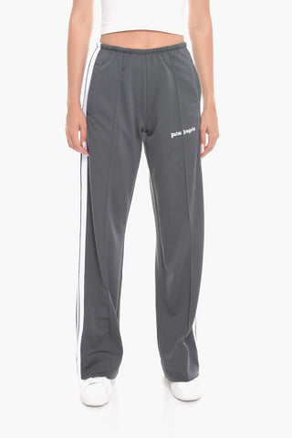 Wide-leg Joggers with Contrasting Bands