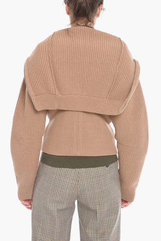 Cashmere and cotton Zip-up Sweater