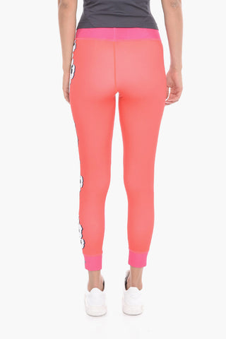 ADIDAS Two-tone Leggings with Floral Print