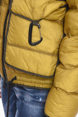 Daunenjacke mit Used-Effekt ICEBERG und Strickbündchen