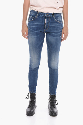 Dark Wash SKINNY FIT Denims with Belt Loops 14cm