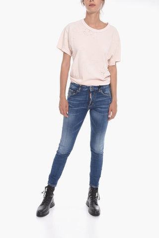 Dark Wash SKINNY FIT Denims with Belt Loops 14cm