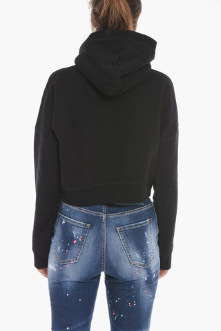 Hoodie Sweatshirt with Ton-sur-ton Embossed Logo