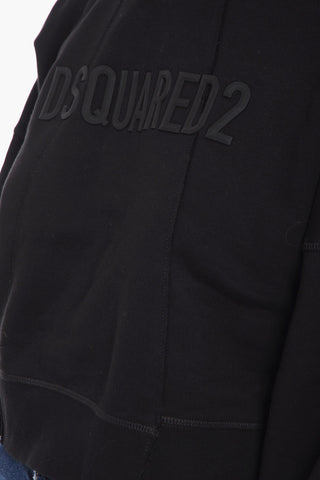 Hoodie Sweatshirt with Ton-sur-ton Embossed Logo