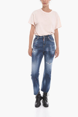 HONEY Sketch Effect BELL BOTTOM FIT Denims 23cm