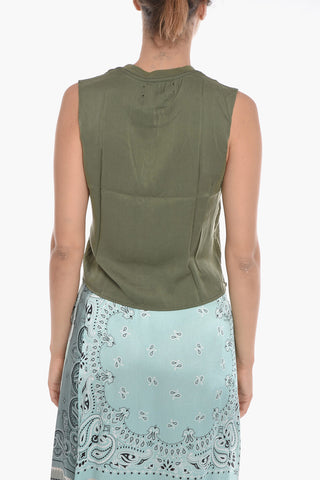 Tank Top Cropped Fit SHOTGUN Effetto Vissuto
