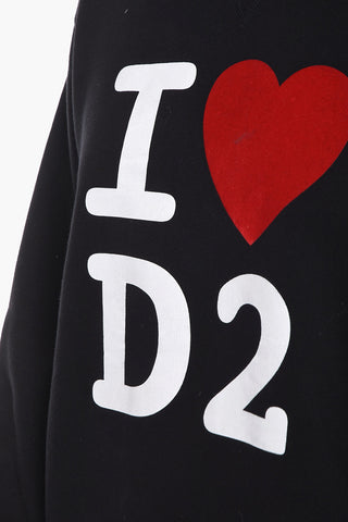 Crewneck Sweatshirt with Logo Print
