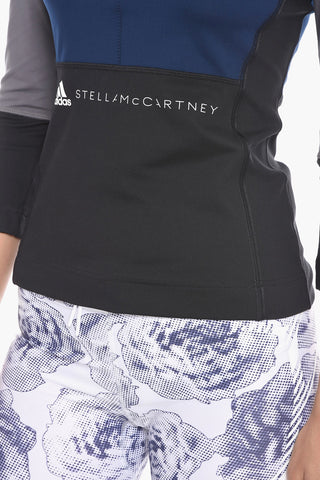 ADIDAS PARLEY T-shirt a Maniche Lunghe Fitness con Stampa Logo