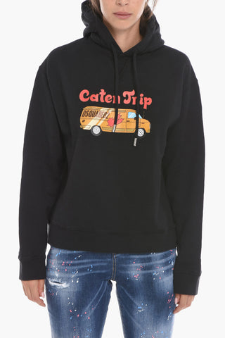 CATEN TRIP Hoodie Sweatshirt with Graphic Print