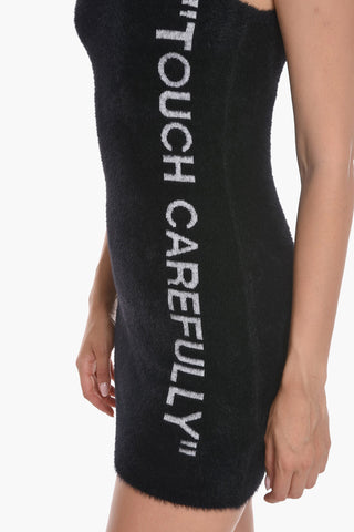 SEASONAL Wool-blend TOUCH CAREFULLY  Dress with Straps