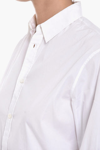 Camicia in Popeline con Applicazione Metallica