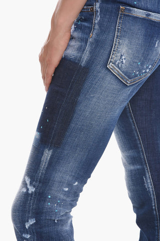 TWINPHONY Jeans COOL GIRL FIT mit Spritz-Effekt 14 cm
