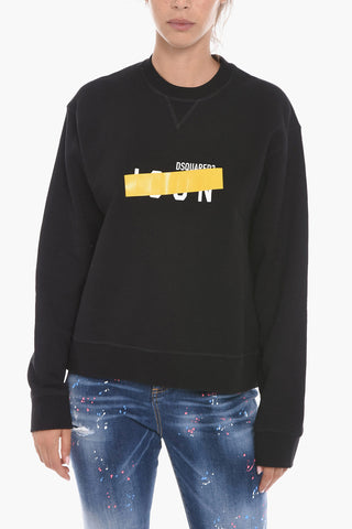 ICON Crewneck Sweatshirt with Lettering