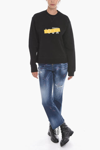 ICON Crewneck Sweatshirt with Lettering