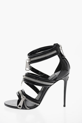 Sandali in Vernice KEIRA con Design Zip 11cm