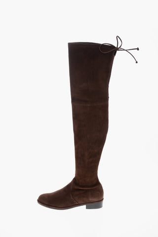 Stivali Sopra al Ginocchio LOWLAND in Suede