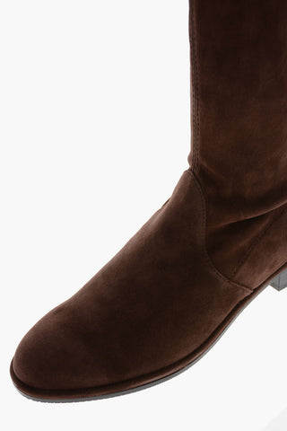 Stivali Sopra al Ginocchio LOWLAND in Suede