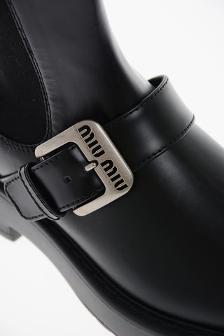 Brushed Leather ROIS Chelsea Booties