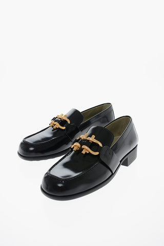Vinyl Effect Brushed Leather MADAME Loafers