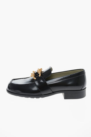 Vinyl Effect Brushed Leather MADAME Loafers
