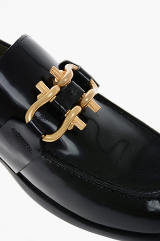 Vinyl Effect Brushed Leather MADAME Loafers