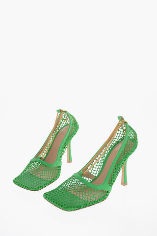 Mesh PARAKEET Pumps with Ankle Chain 9cm