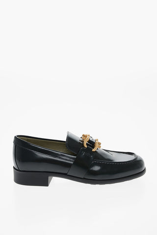 Vinyl Effect Brushed Leather MADAME Loafers