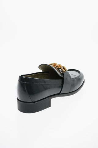 Vinyl Effect Brushed Leather MADAME Loafers