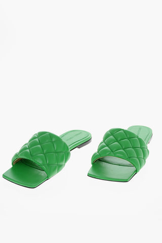 Quilted Leather Slippers