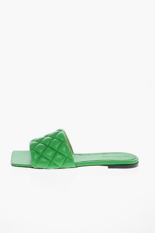 Quilted Leather Slippers