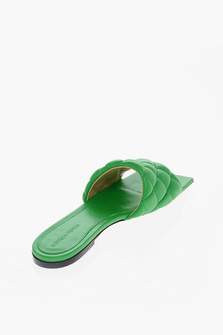 Quilted Leather Slippers