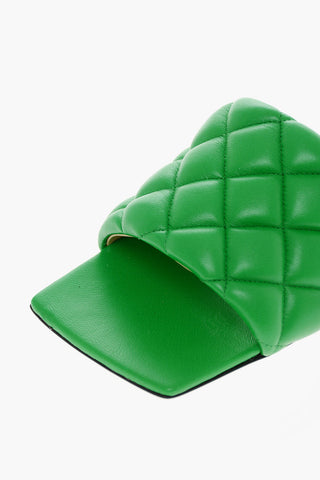 Quilted Leather Slippers