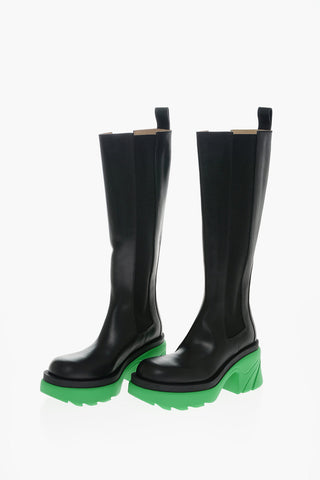 Under the Knee FLASH Chelsea Boots 7cm