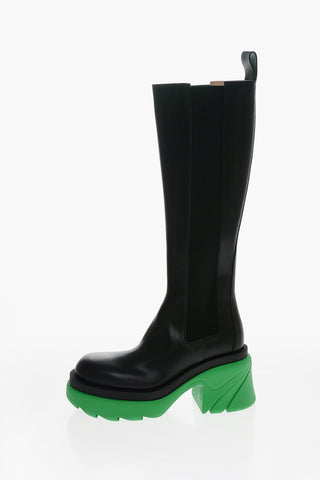 Under the Knee FLASH Chelsea Boots 7cm