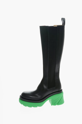 Under the Knee FLASH Chelsea Boots 7cm
