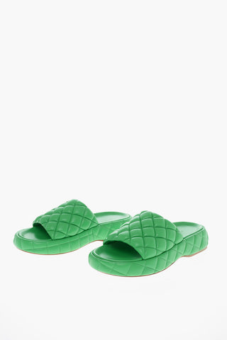 Slippers Trapuntate in Pelle